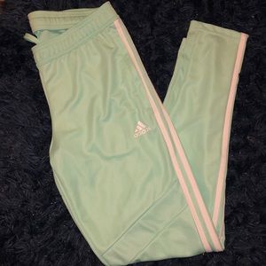 Mint green Adidas Climacool joggers